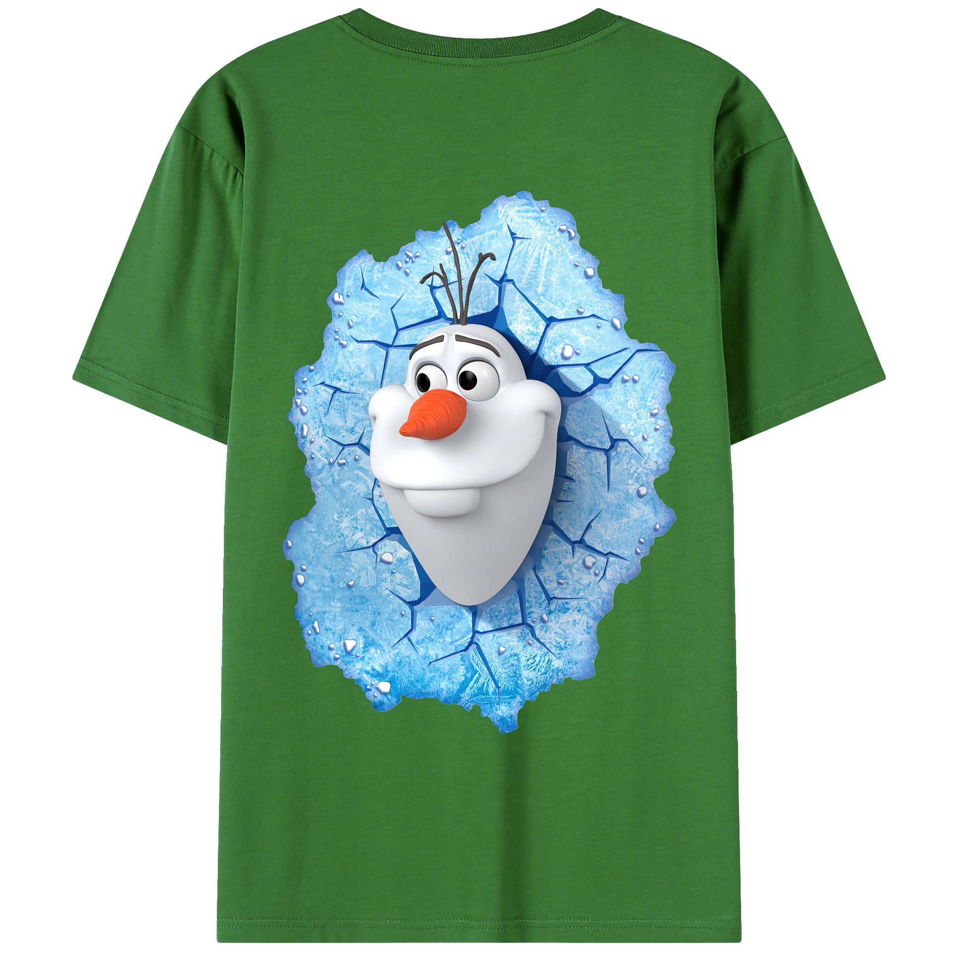 （画像用） アナと雪の女王 アンナ エルサ Frozen Anna Elsa レディース半袖Tシャツ(バックプリント)